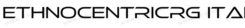 EthnocentricRg Itali字体转换